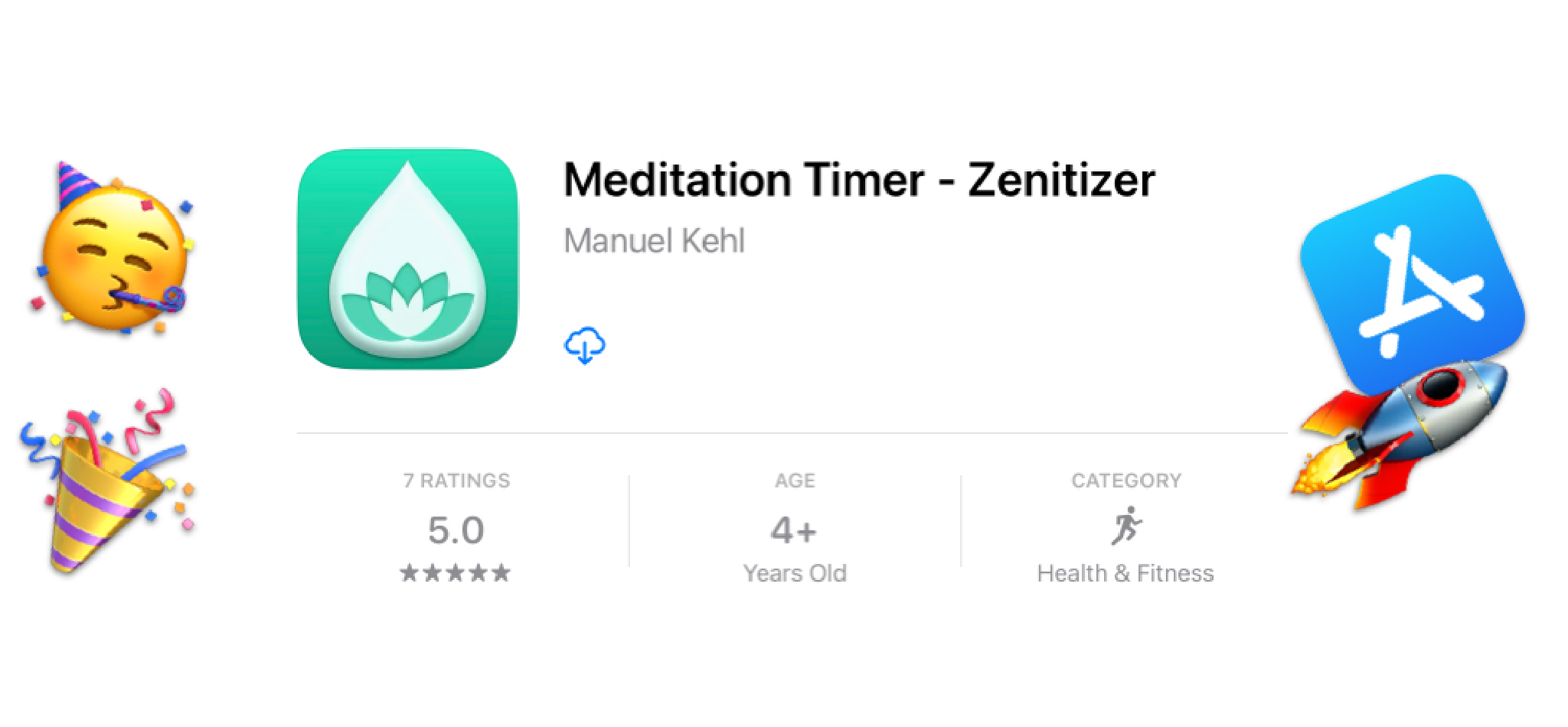 A screenshot showing the App Store listing of Zenitizer